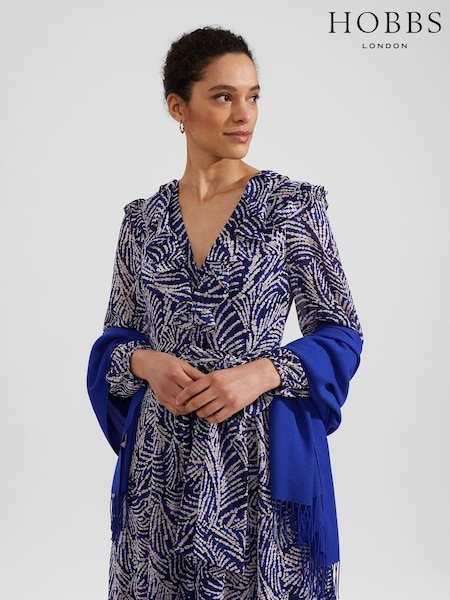 Hobbs Blue Matilda Scarf (B78708) | €27