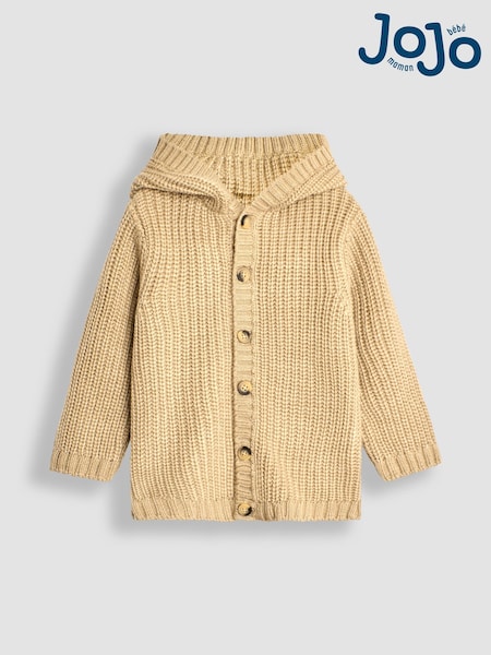 JoJo Maman Bébé Knit Hooded Cardigan (B78919) | € 33