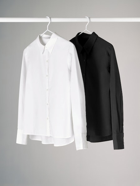 The Set 2 Pack 100% Cotton Classic Shirts (B79229) | 28 €