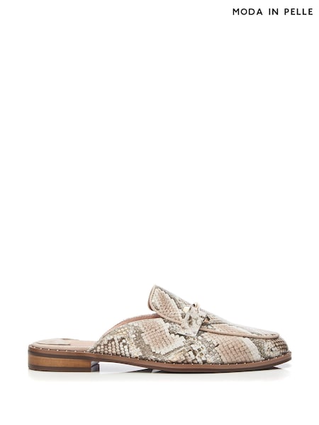 Moda in Pelle Ellajean Mule Slip-On Shoes With Trim (B79237) | 220 QAR
