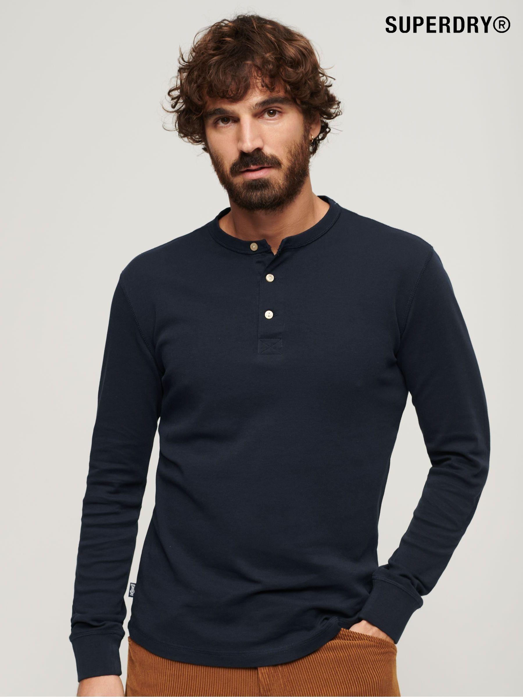 Superdry grandad t shirt top