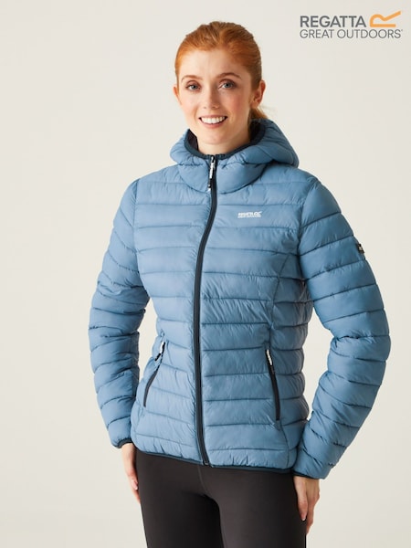 Regatta Blue Sky Womens Hooded Marizion Walking Jacket (B79959) | €46
