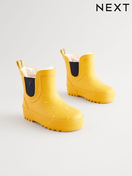 Yellow Warm Lined Ankle Wellies (B79972) | R$ 145 - R$ 175