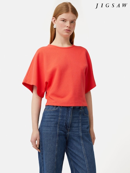 Jigsaw Textured Jersey Top (B80010) | €38
