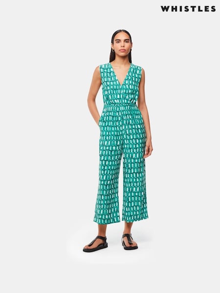 Whistles Linked Smudge Lorna Jumpsuit (B80108) | €76