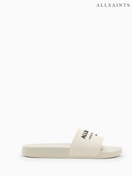 AllSaints White Underground Sliders (B80147) | ₪347