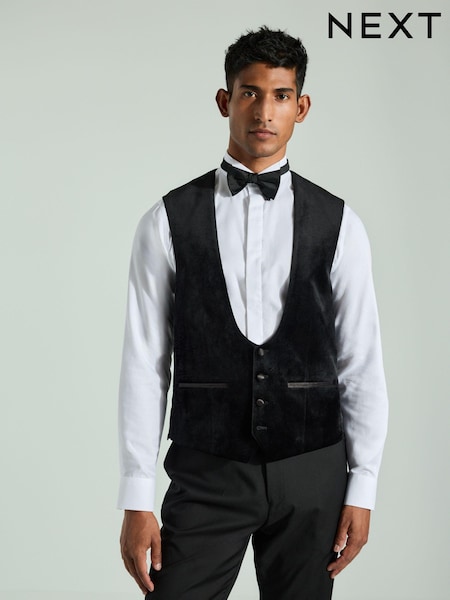 Black Velvet Waistcoat (B80241) | €45