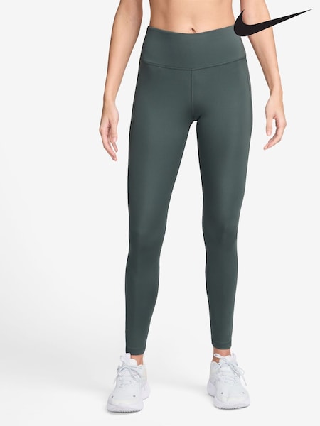Nike Green Epic Fast Mid Rise Pocket Running Leggings (B80310) | €38