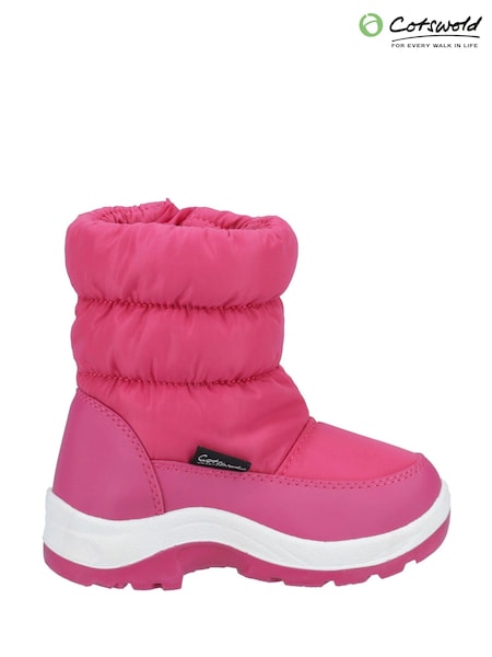 Cotswolds Pink Tirely Wellingtons Boots (B80430) | 83 LEI