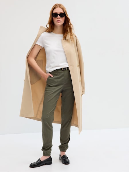 Valkoinen - Gap Suosikit Cotton-Modal Lyhyt hiha T-paita (B80552) | €19