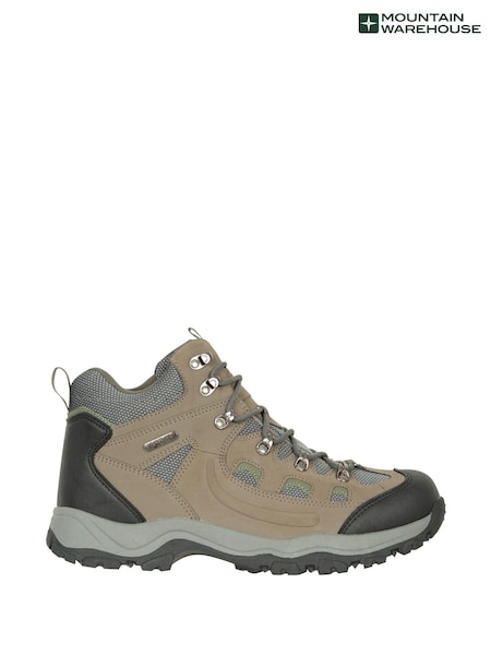 أخضر فاتح - Mountain Warehouse Adventurer Mens Waterproof Walking Boots (B80559) | ‏326 د.إ.‏