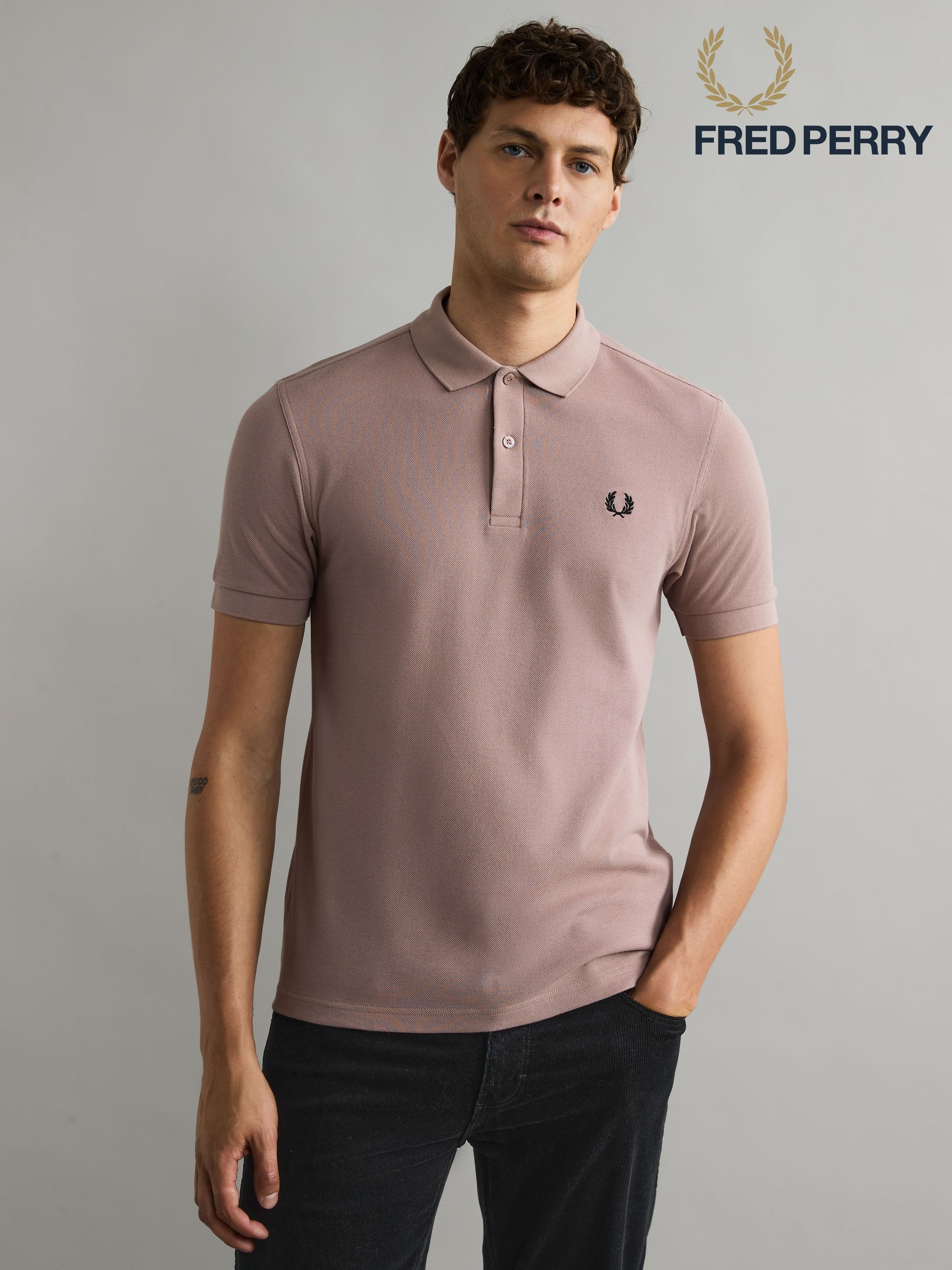 Mens fred perry polo sale hot sale