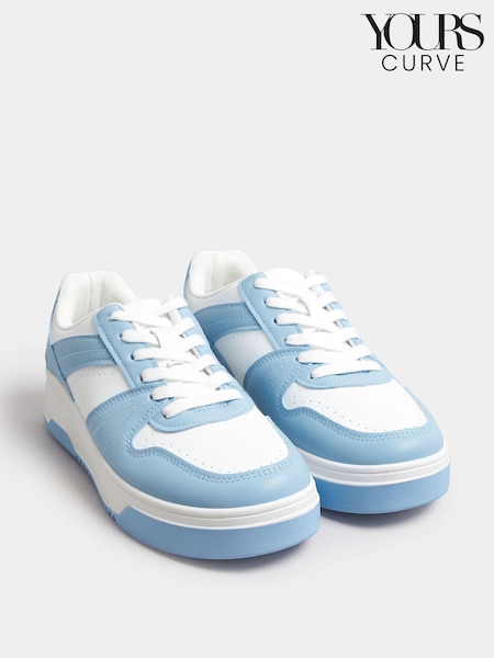 Niebieski - Yours Curve Chunky Trainers In Extra Wide EEE Fit (B81216) | 215 zł