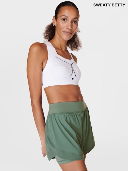 Verde pădure rece - Pantaloni Sweaty Betty Tempo Run (B81230) | 271 LEI