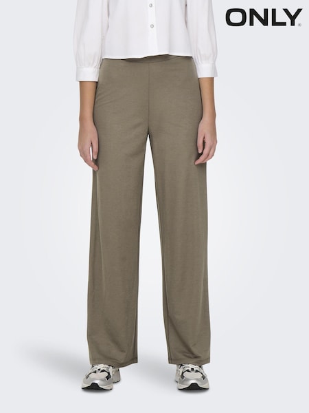 ONLY Jersey Wide Leg Trousers (B81254) | 100 LEI