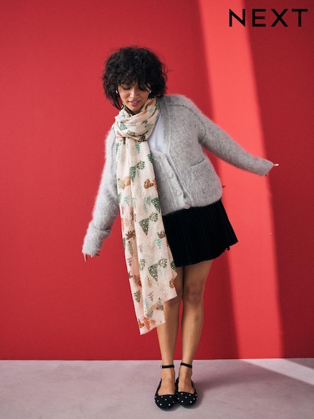 Foil Lightweight Scarf (B81418) | kr138