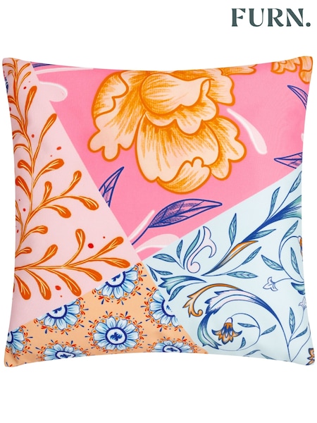 Furn Multicolour Melhoun Floral Outdoor Cushion (B81595) | €26
