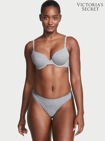 Victoria's Secret Grey Heather Thong Knickers (B81643) | €10.50
