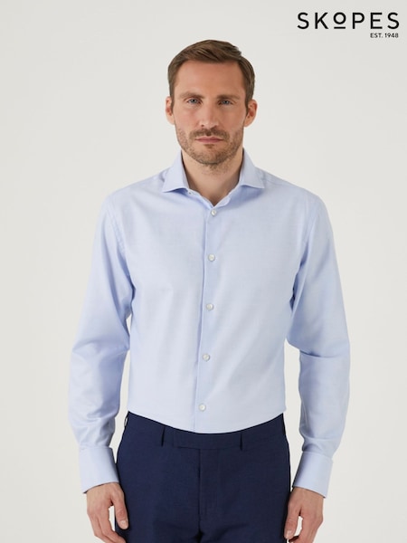 Azul - Skopes 100% Cotton Double Cuff Dobby Shirt (B81645) | 69 €