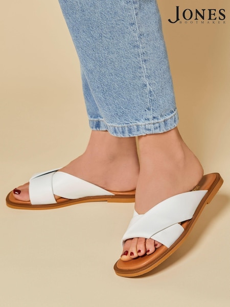 Valkoinen - Jones Bootmaker Hazelle Sandals (B81667) | €109