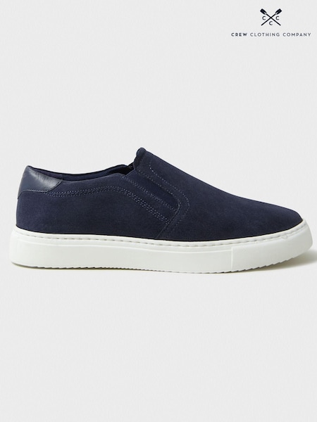 Crew Clothing Blue Slip On Trainers (B81832) | €43.50
