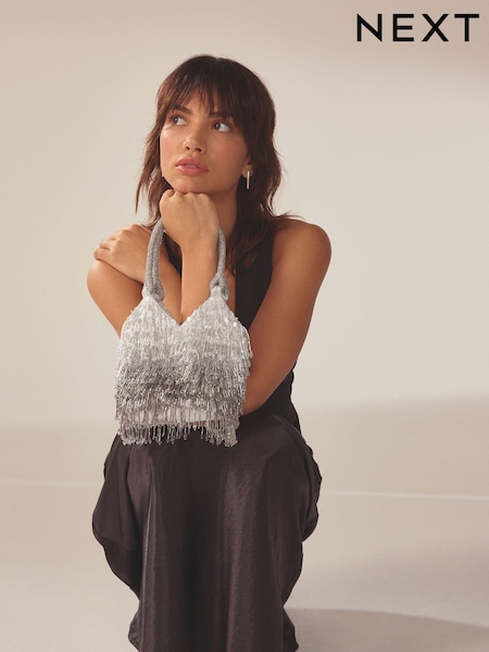 Silver Sequin Ombre Bucket Bag (B82053) | € 51