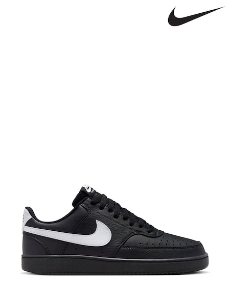 Nike Black Court Vision Low Trainers (B82200) | €106