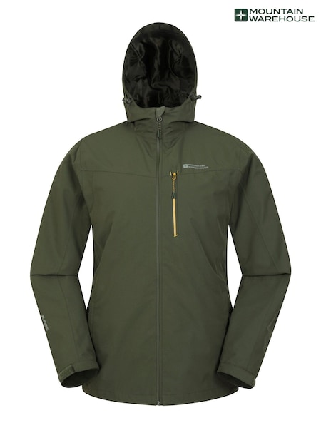 Mountain Warehouse Green Brisk Extreme Mens Waterproof Jacket (B82244) | €119