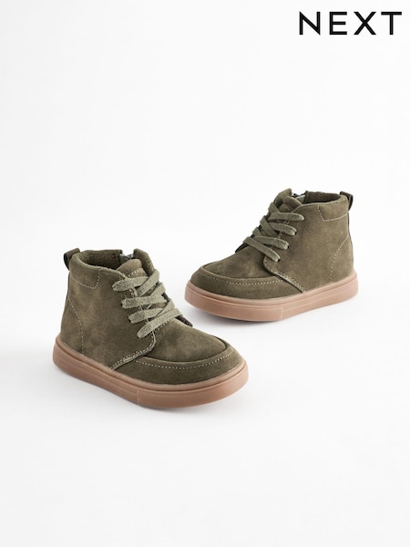 Green Wide Fit (G) Warm Lined Chukka Boots (B82279) | R$ 235 - R$ 285