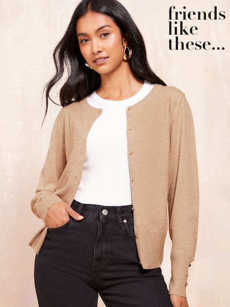 Friends Like These Crew Neck Cardigan (B82328) | € 21