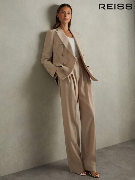 Reiss Sadie Wool Pleat Front Wide Leg Suit: Trousers (B82330) | 262 €