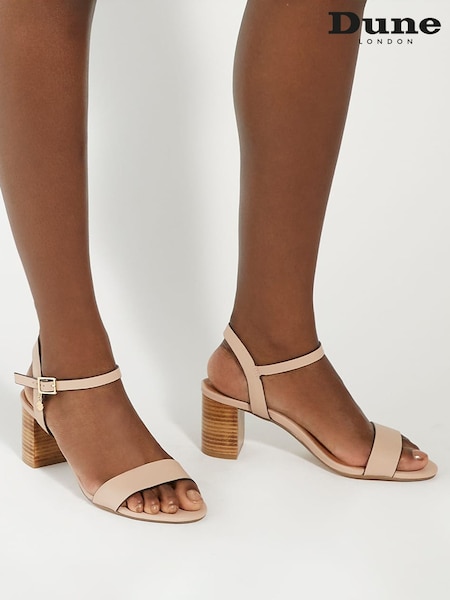 Dune London Jelly Two Part Block Heel Sandals (B82437) | €105