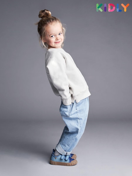 KIDLY Barrel Leg 100% Cotton Jeans (B82498) | TRY 1.094