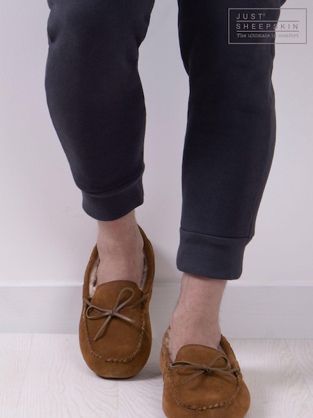 Just Sheepskin Mens Torrington Moccasin Slippers (B82505) | 4,806 UAH
