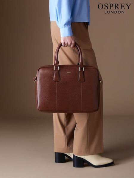 חום - Osprey London The Adaline White Laptop Bag (B82670) | ‏880‏₪