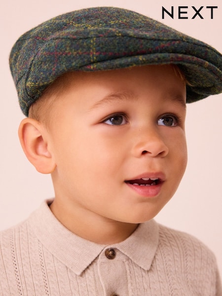 Check Flat Cap (1-16yrs) (B82736) | 5,390 Ft - 7,780 Ft