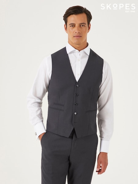 Skopes Dark Grey Madrid Regular Fit Suit Waistcoat (B82835) | €60