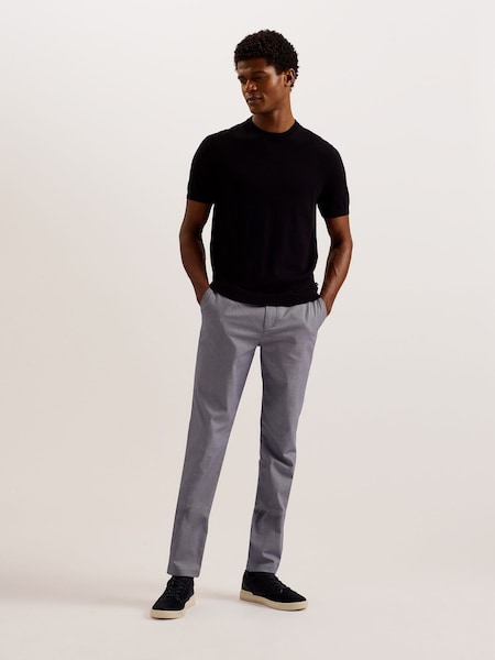 Ted Baker Blue Turney Slim Fit Dobby Chino Trousers (B82918) | €56