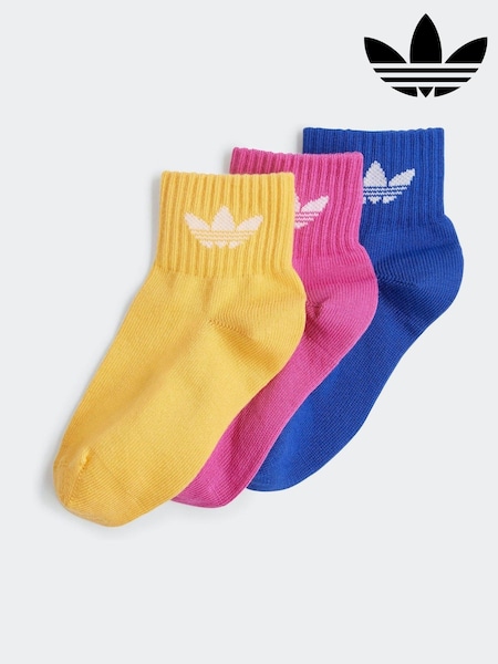 Mehrfarbig - adidas Originals Kids Mid Ankle Socks 3 Pack (B83508) | 9 €