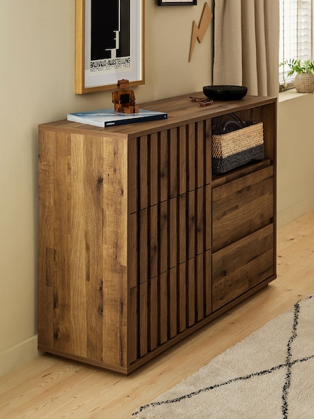 Oak Effect Kids Oslo Bronx Chest of Drawers (B83515) | €550
