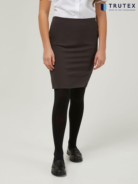 Trutex Grey 16" Pencil School Skirt (10-14 Yrs) (B83620) | €34 - €37