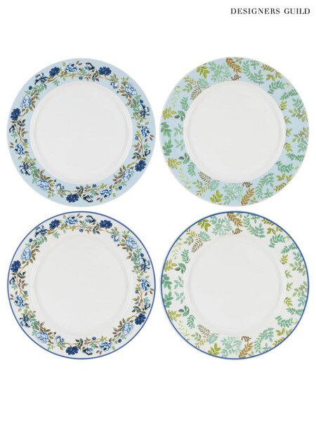 Designers Guild Porcelaine De Chine Dinner Plates Set Of 4 (B83625) | ‏241‏₪