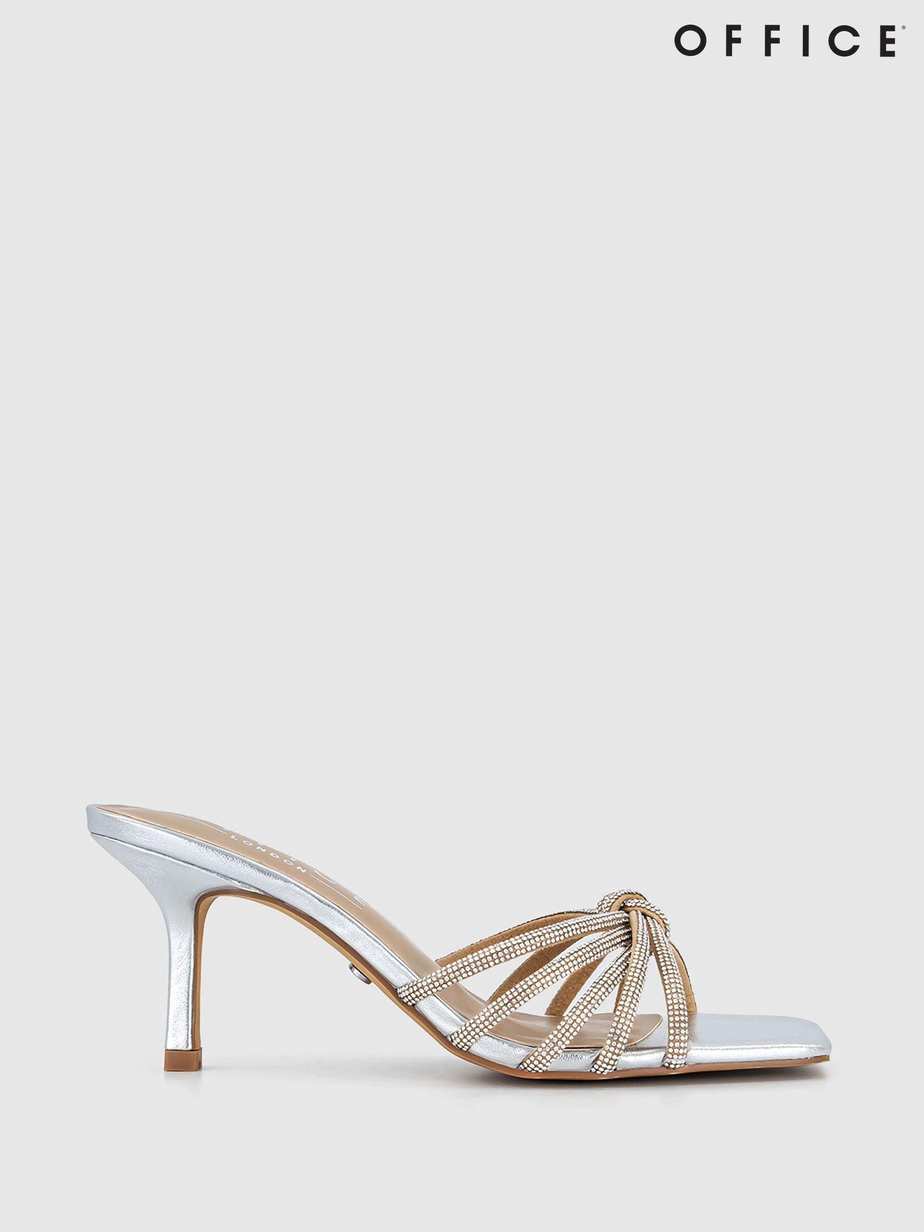 Studded heeled mules top