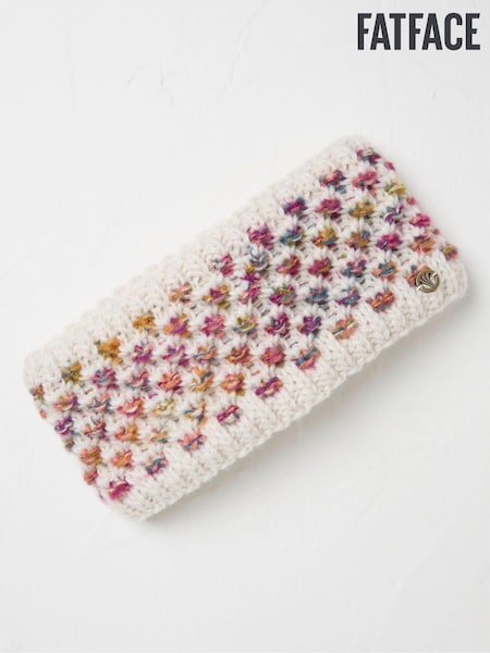 FatFace White Ivory Space Dye Headband (B83661) | €13