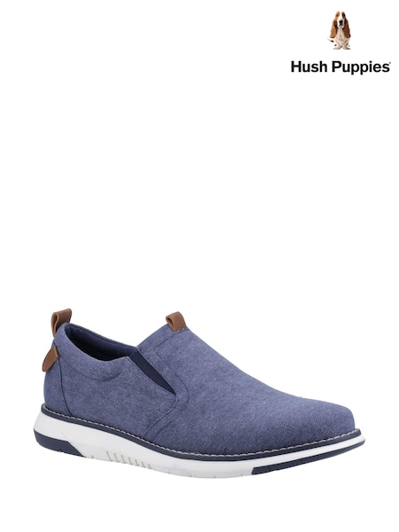 Синий - Hush Puppies Benny Slip On Shoes (B83677) | €80