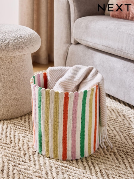 Multi Bright Rope Storage Basket (B83765) | €11.50