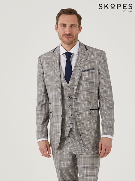 Skopes Natural Tailored Fit Whittington Check Suit (B83849) | €157