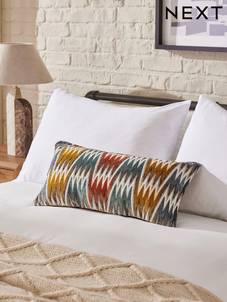 Global Blue Zig Zag Cushion (B83883) | ‏68 ر.ق.