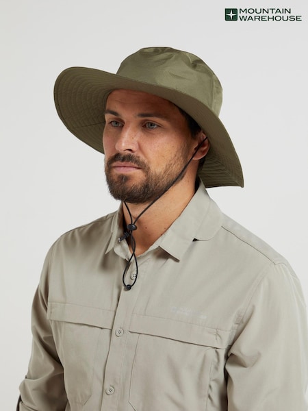 Mountain Warehouse Green Australian Wide Brimmed Waterproof Hat (B83894) | €28
