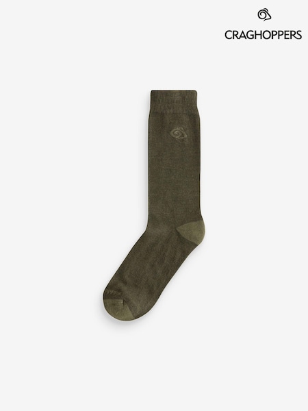 Craghoppers Green Wool Socks (B84043) | 134 LEI